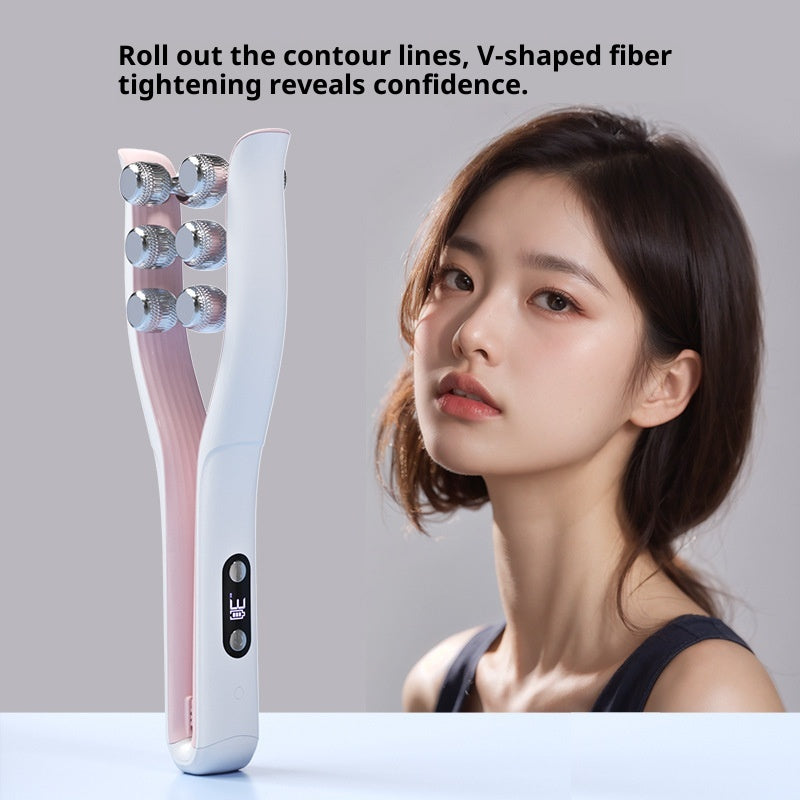 FaceSculpt™ EMS Beauty Roller 💖⚡ Lift Your V-Line