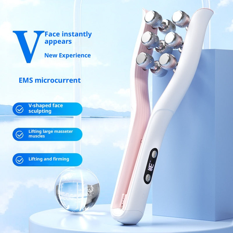 FaceSculpt™ EMS Beauty Roller 💖⚡ Lift Your V-Line