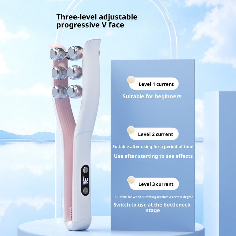 FaceSculpt™ EMS Beauty Roller 💖⚡ Lift Your V-Line