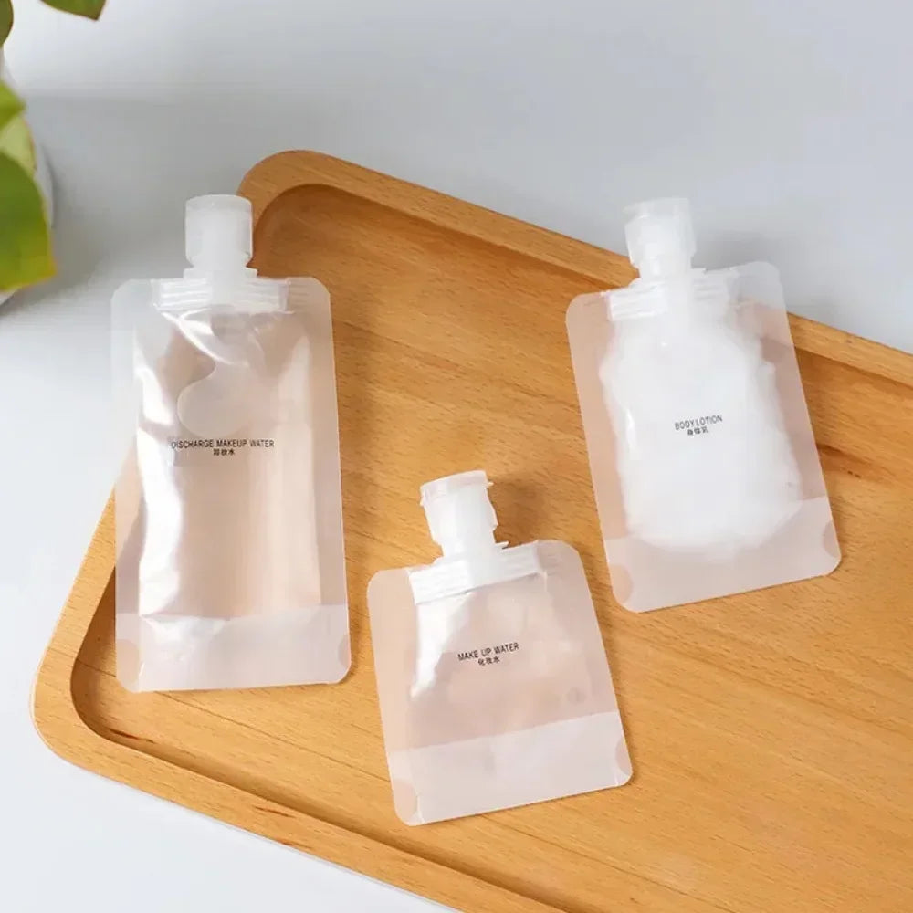Squeeze & Go Pouch – Portable Fluid Makeup Bag