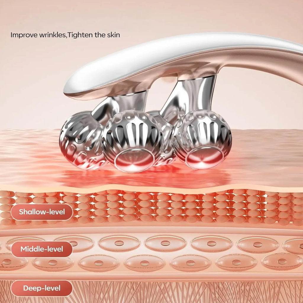 FaceSculpt™ EMS Beauty Roller 💖⚡ Lift Your V-Line