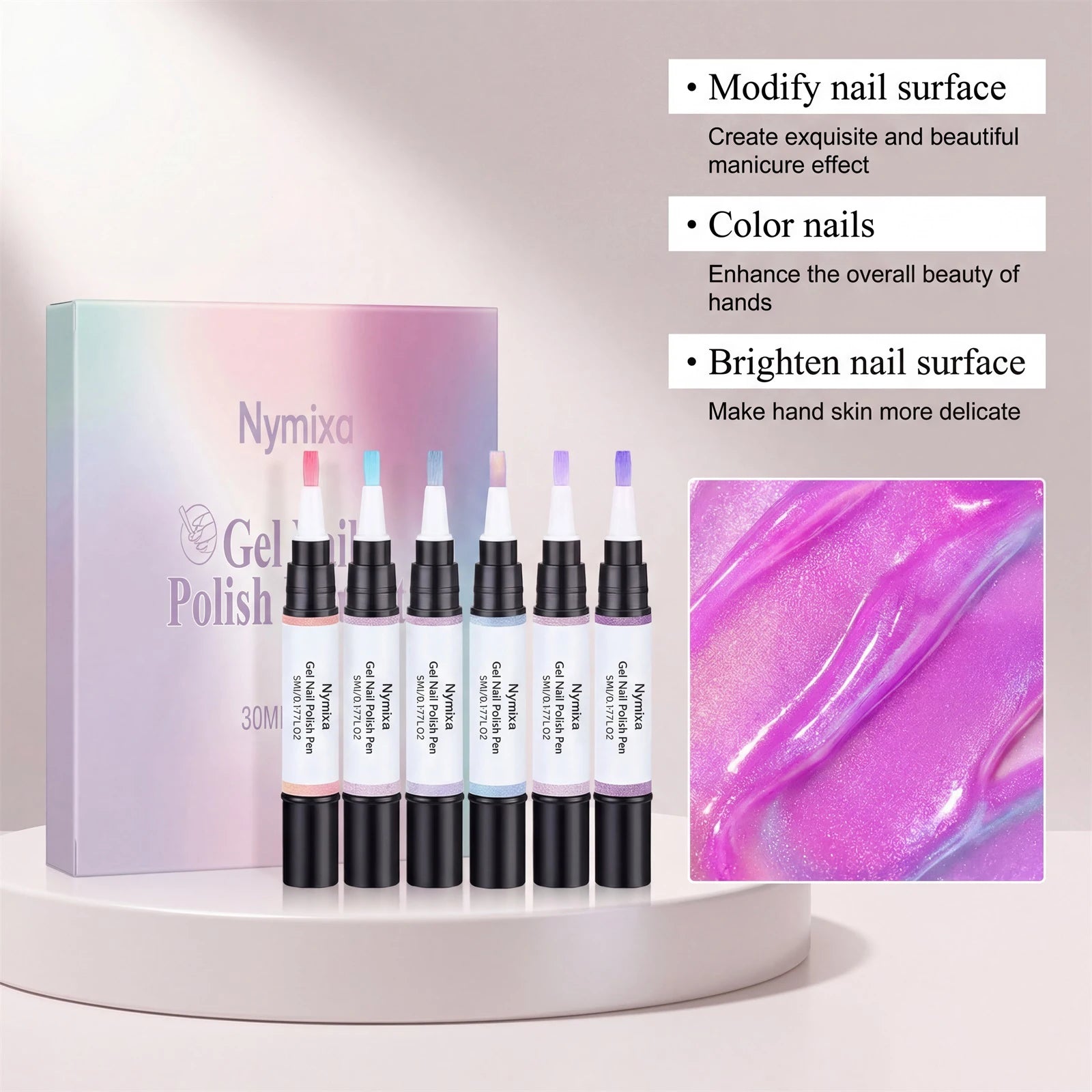 GlamGel™ Nail Pen Set 💅✨ — Salon Nails in One Easy Step