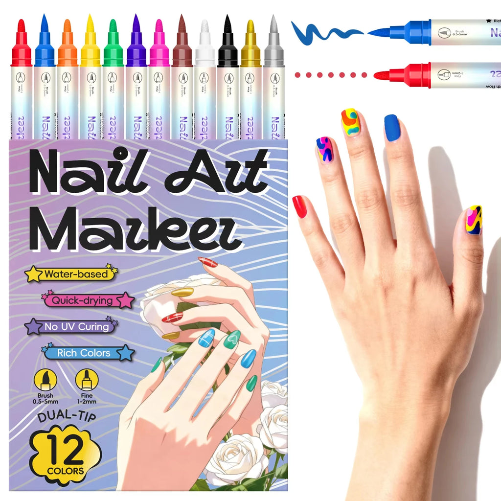 NailGlow™ Art Pens 💅✨ — Create Stunning 3D Nail Designs