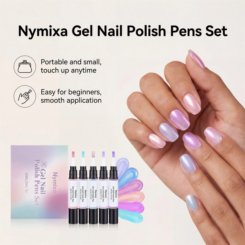 GlamGel™ Nail Pen Set 💅✨ — Salon Nails in One Easy Step